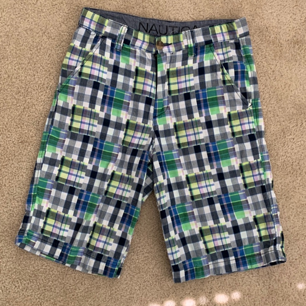 Boy’s Nautica plaid shorts